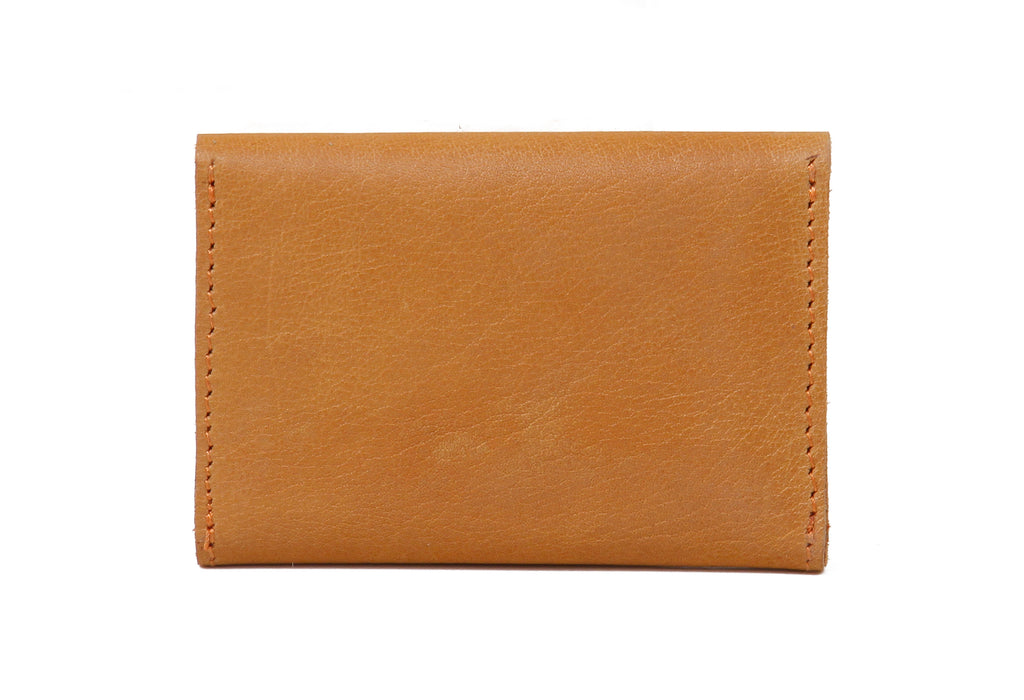 Tan Leather Minimalist Cardholder