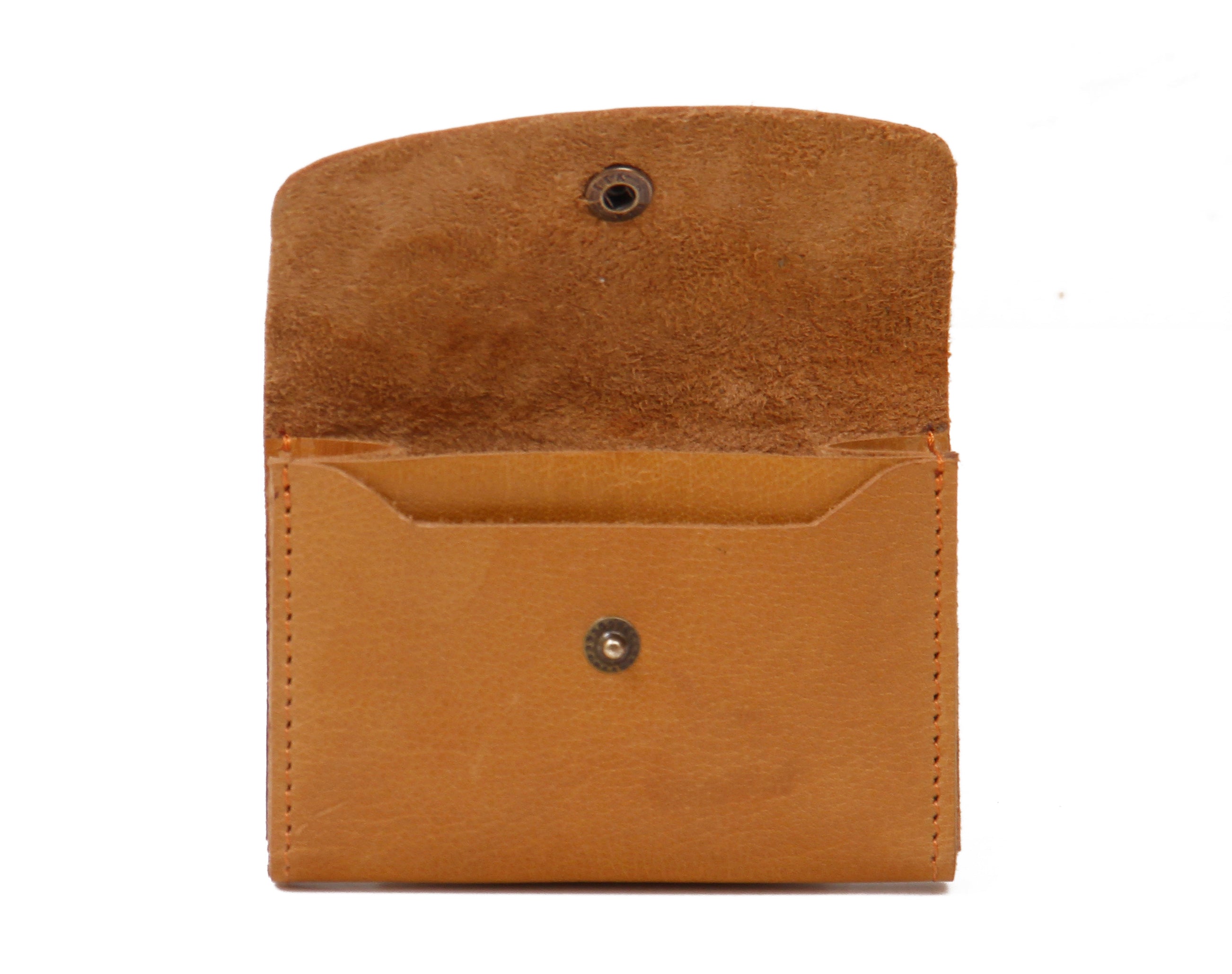 Tan Leather Minimalist Cardholder