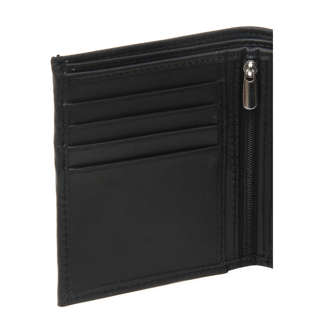 Supreme Bifold Wallet – Full Grain Leather | Black
