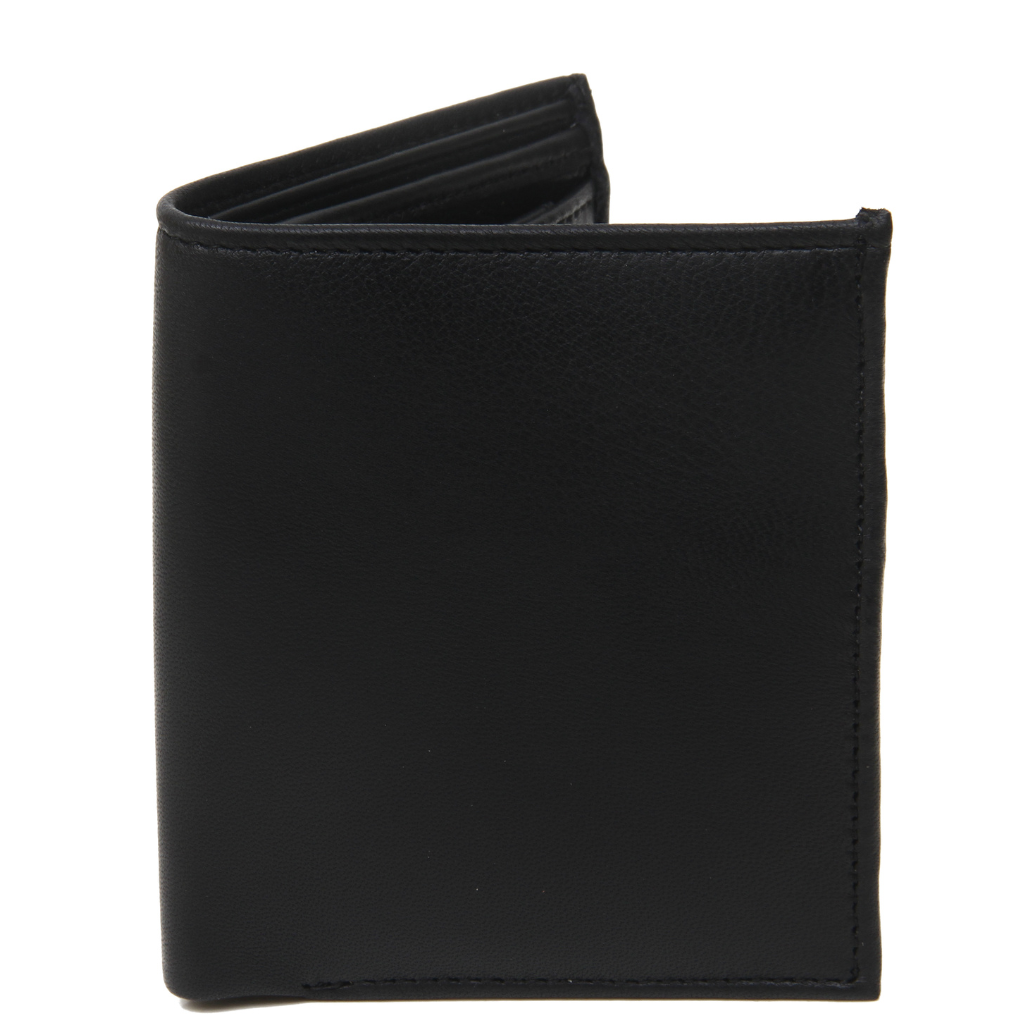 Supreme Bifold Wallet – Full Grain Leather | Black