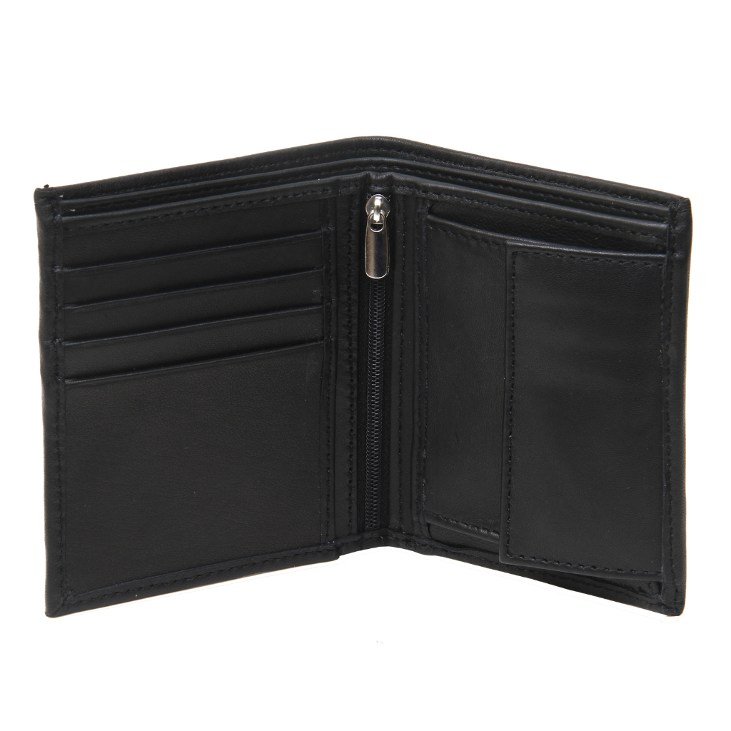 Supreme Bifold Wallet – Full Grain Leather | Black