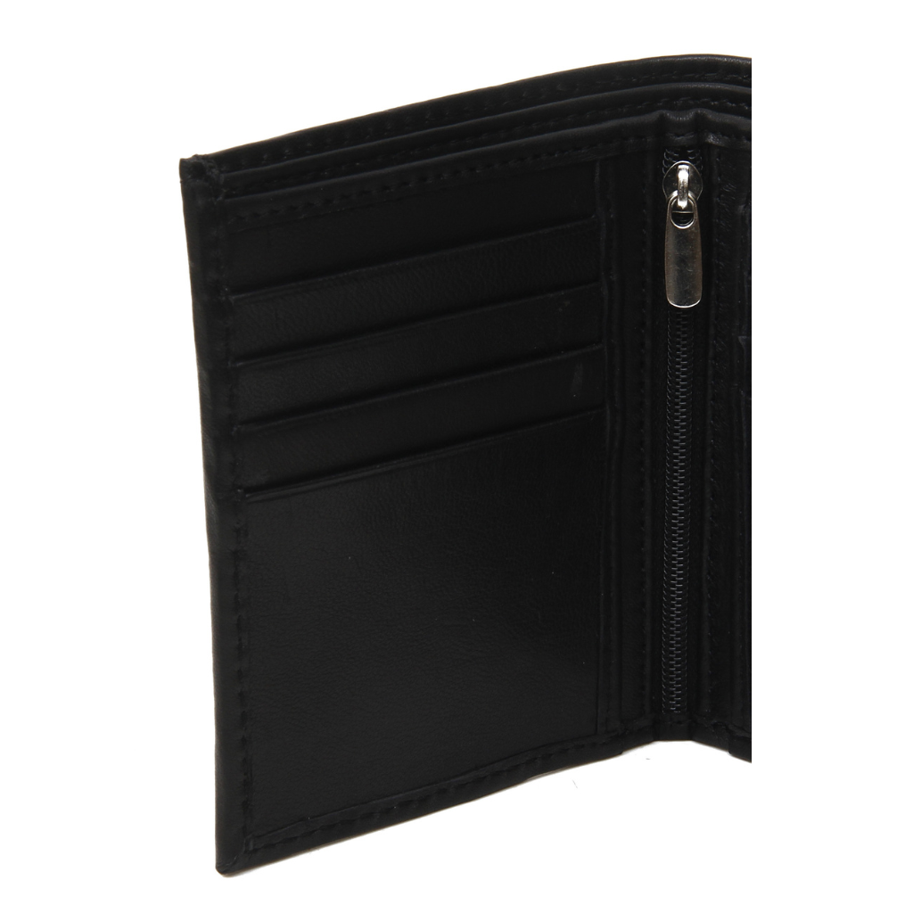 Classy Bifold Wallet – Full Grain Leather | Black