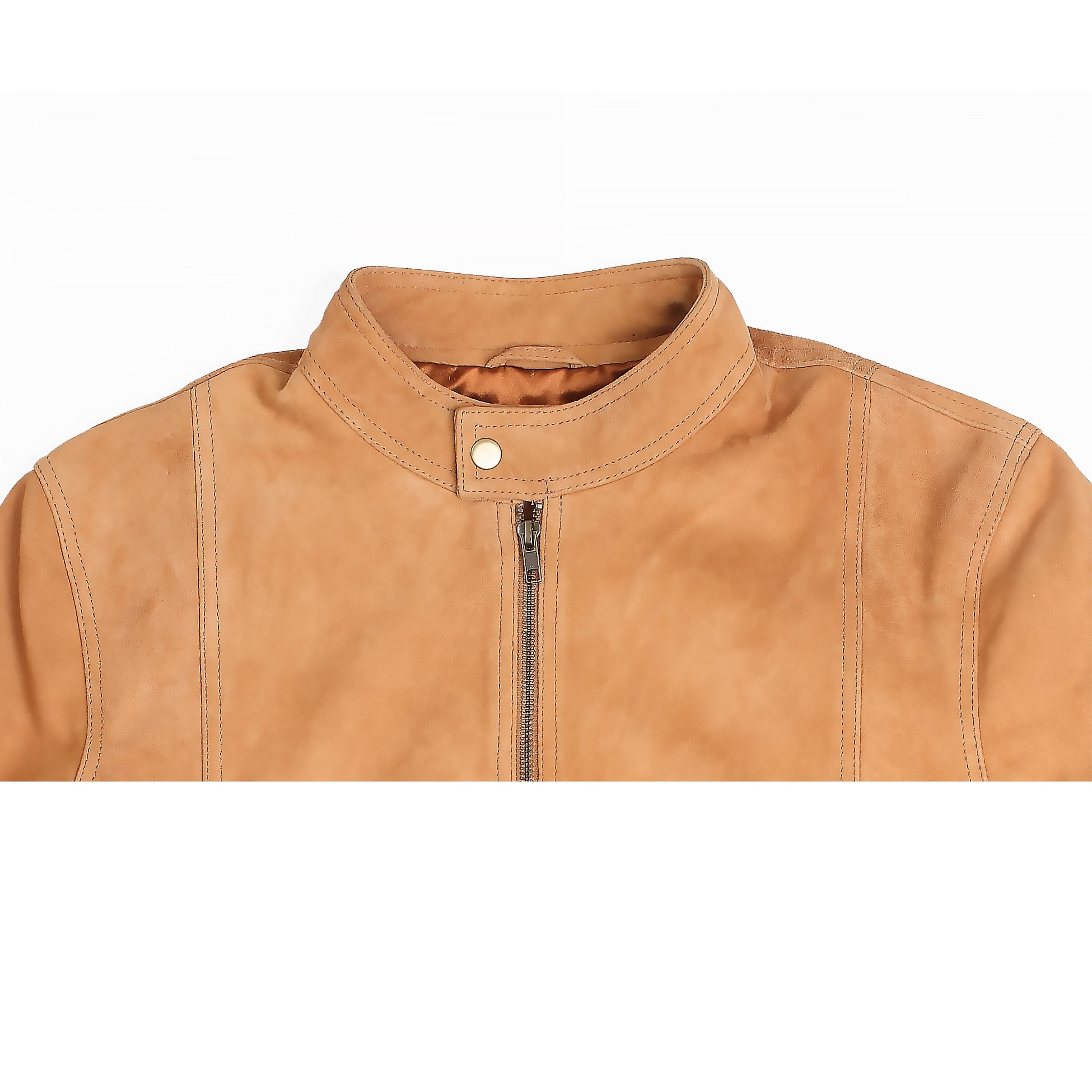 Men’s Sand Suede Leather Jacket