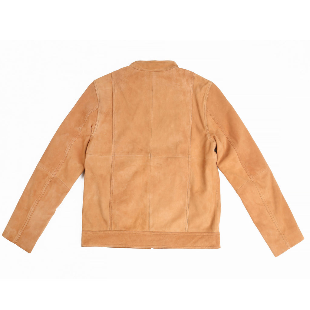 Men’s Sand Suede Leather Jacket