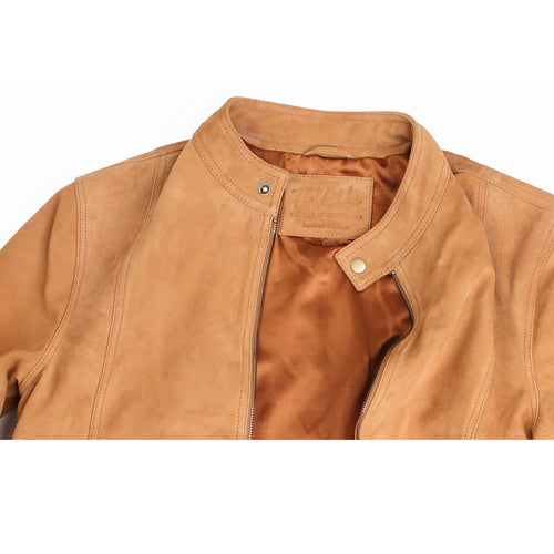 Men’s Sand Suede Leather Jacket