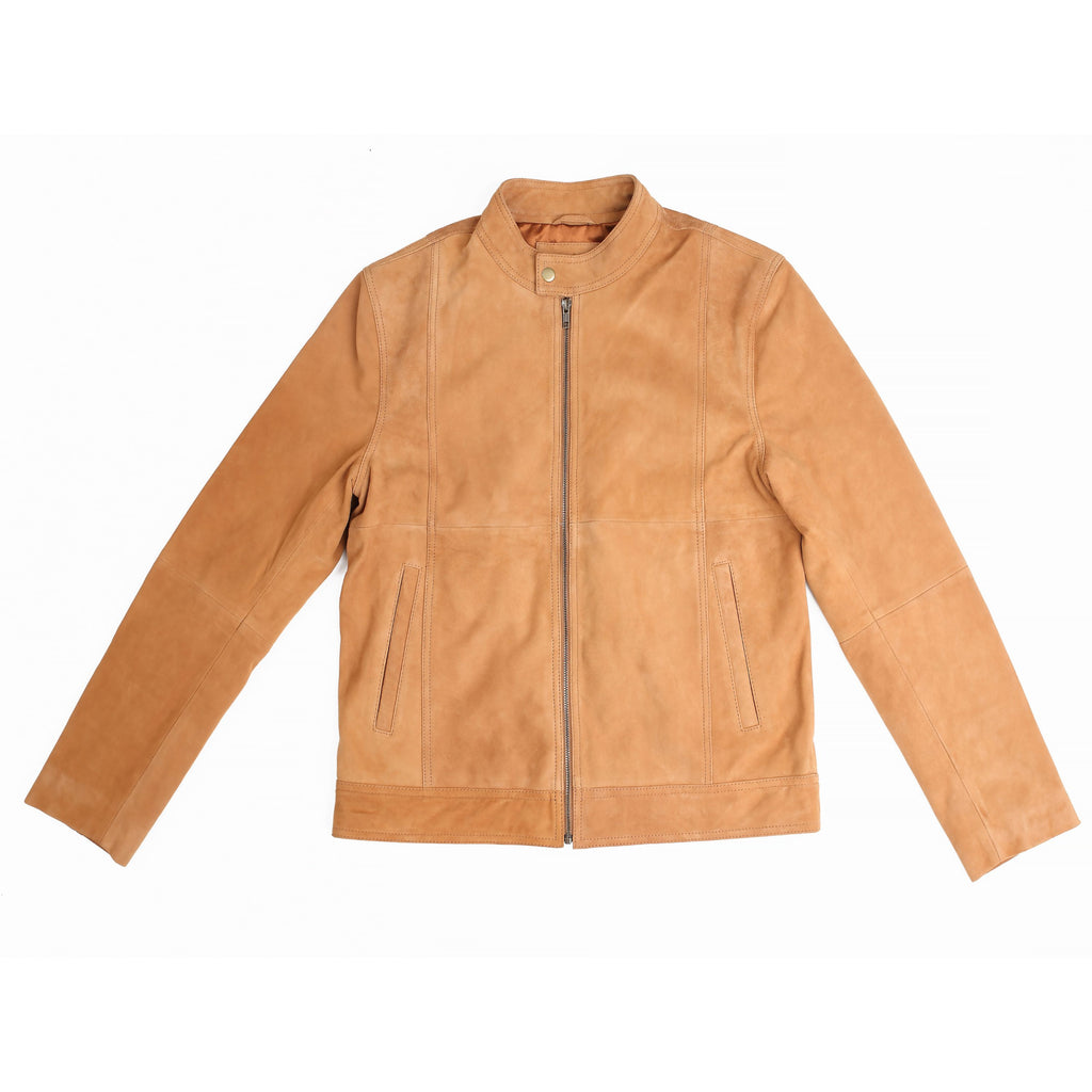 Men’s Sand Suede Leather Jacket
